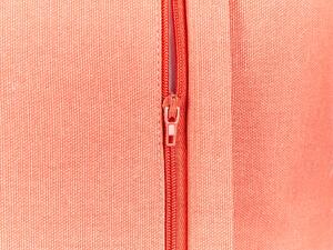 Piros bársony díszpárna kétdarabos szettben 45 x 45 cm NORI