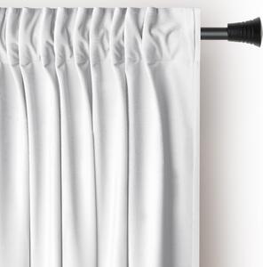 Fehér bársony dimout (részleges sötétítő) függöny 140x245 cm Pleat – Restilo