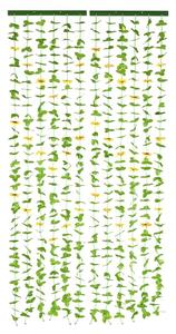 Sárga-zöld függöny ajtóra 90x190 cm Sunflowers – Maximex