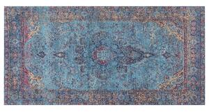 Kék pamutszőnyeg 80 x 150 cm KANSU