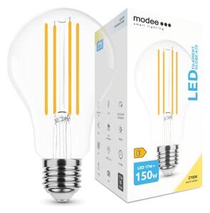 LED lámpa , égő , izzószálas hatás , filament , E27 foglalat , A70 , 17 Watt , 2452 lumen , meleg fehér , Modee