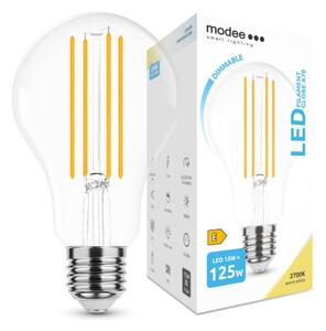LED lámpa , égő , izzószálas hatás , filament , E27 foglalat , A70 , 15 Watt , meleg fehér , 2000 lumen, dimmelhető , Modee