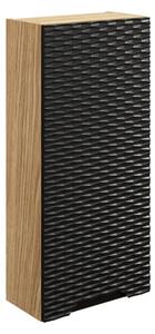 Függesztett fürdőszoba szekrény OCEAN Fekete 83-35-1D
