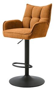 Narancssárga állítható magasságú bárszék szett 2 db-os Marilla – Unique Furniture