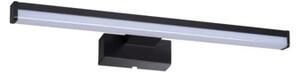 Kanlux 26683 szögletes beltéri oldalfali lámpa fekete színben, 570lm, 8W teljesítmény, 25000h élettartammal, IP44 védettséggel, 220-240V, 4000K (Kanlux 26683)