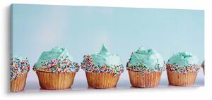 Cupcakes képe (120x50 cm)