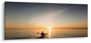 Kép a kenuzók naplementekor (120x50 cm)