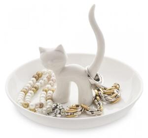 Porcelán ékszertartó tál Cat – Balvi