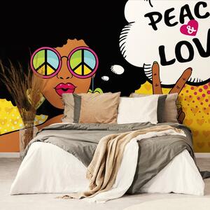 Tapéta békés élet - PEACE & LOVE