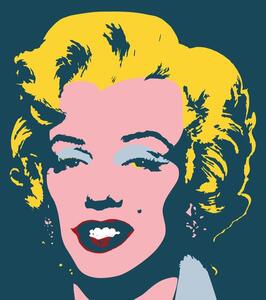 Tapéta Marilyn Monroe v pop art dizájnban
