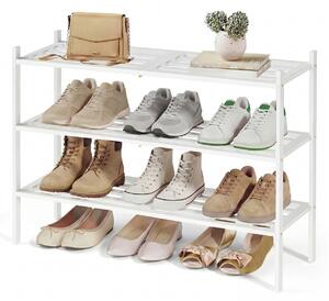 Pantofar Bambou Alb 70x25x51.5 cm