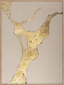 Kézzel festett kép 90x120 cm Wild Horizon Gold – Malerifabrikken
