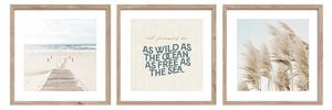 Kép szett 3 db-os 30x40 cm Seaside – Styler