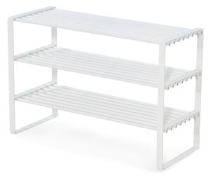 Fehér fém cipőtartó 70x49x29 cm Rex – Spinder Design
