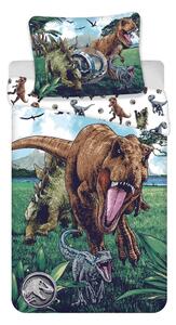 Egyszemélyes pamut gyerek ágyneműhuzat 140x200 cm Jurassic World "Trio" – Jerry Fabrics