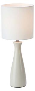 Krémszínű asztali lámpa textil búrával (magasság 42 cm) Birillo – Markslöjd