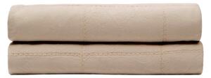 Világosbarna pamut steppelt ágytakaró 180x260 cm Isor – Kave Home