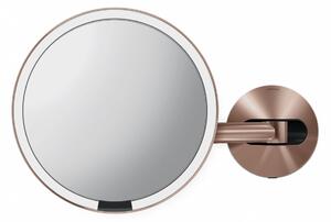 Kozmetikai tükör Simplehuman Wall Rose Gold rozsdamentes acél ST3021