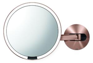 Kozmetikai tükör Simplehuman Wall rozsdamentes acél Rose Gold SHST3018