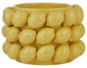 LEMON kerámia kaspó citromokkal Ø20cm