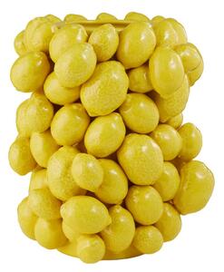LEMON kerámia váza 20cm, citromok