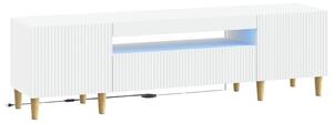 VidaXL LED TV szekrény Fehér Szerelt Fa
