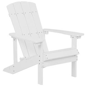 Fehér kerti szék lábtartóval ADIRONDACK