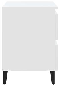 VidaXL fehér forgácslap éjjeliszekrény 40 x 35 x 50 cm