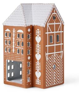 Agyagkerámia gyertyatartó Gingerbread Lighthouse – Kähler Design