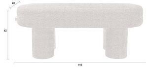Bézs buklé pad Fern – Dutchbone