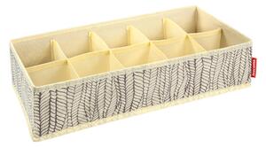 Tescoma Zokni- és szennyestartó FANCY HOME, 40 x18 x 10 cm, törtfehér színben, S