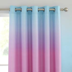 Rózsaszín-lila gyerek függöny 2 db-os 168x183 cm Ombre Rainbow Clouds – Catherine Lansfield