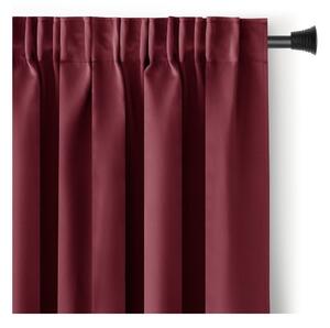 Borvörös dimout (részleges sötétítő) függöny 140x245 cm Kierra – Restilo