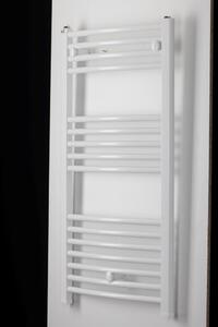Törölközőszárító radiátor - Viva Platinum Therm - ÍVES - fehér - 700 x 1000 mm