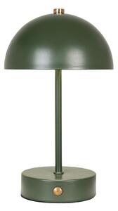 Sötétzöld LED asztali lámpa fém búrával (magasság 25 cm) Holt – House Nordic