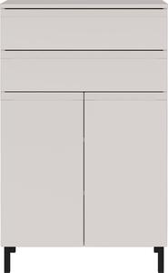 Krémszínű magas fürdőszoba szekrény 60x97 cm Salinas – Germania