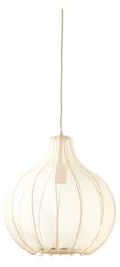 Bézs függőlámpa textil búrával ø 39 cm Elati – Light & Living