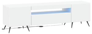 VidaXL LED TV szekrény Fehér Szerelt Fa