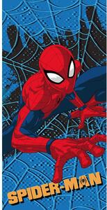 Piros-kék mikroszálas gyerek fürdőlepedő 70x140 cm Spider-man – Jerry Fabrics