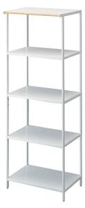 Matt fehér acél polcos állvány 60x170x46,5 cm Tower – YAMAZAKI
