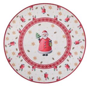 Piros kerek szőnyeg karácsonyi mintával ø 160 cm Toy's Delight Santa Claus – Villeroy&Boch