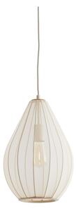 Bézs függőlámpa textil búrával ø 28 cm Itela – Light & Living