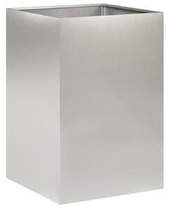 VidaXL Kerti cserép 2 db Ezüst 50 x 50 x 75 cm Rozsdamentes Acél