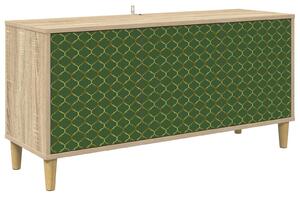 VidaXL TV szekrény GELEEN 102 x 33 x 50 cm Sonoma Szerelt Fa