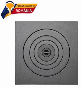 Egylyukas öntöttvas főzőlap 490 x 490 mm