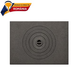 NAGY ÖNTÖTTVAS FŐZŐLAP KÖZÉPSŐ NYÍLÁSSAL 640 x 475 mm