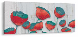 Kép - Pipacsok - kerozin (120x50 cm)