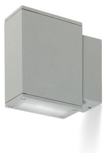 DIXIE 4x12 fali lámpa ezüstszürke 230V/700mA LED 2x3W 48° IP54 3000K