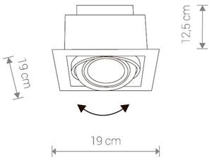 Lámpa Nowodvorski DOWNLIGHT BLACK 9571