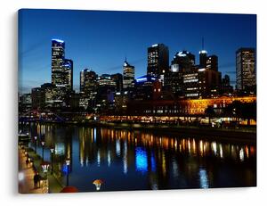 Éjszaka Melbourne-ben (70x50 cm)